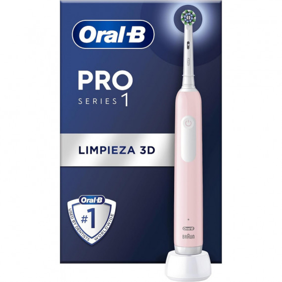 Cepillo eléctrico recargable Oral b Braun Pro 1 Rosa