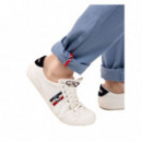 1020S220013 Pantalon EL GANSO Pantalón 5 Bolsillos Azul