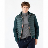 1040W210043 Cazadora Plumas EL GANSO 3 Cazadora Plumas Verde Manga Punto
