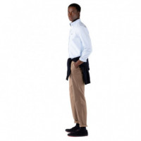 1050W220001 Camisas EL GANSO Hombre Camisa Lisa Oxford Celeste