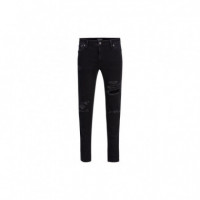 JACK AND JONES 12126504BLACK Denim Pantalon Jack Jones Jjiliam Jjoriginal Am 502 50 Sps Noos