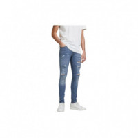 JACK AND JONES 12168958BLUE Denim Pantalon Jack Jones Jjiliam Jjoriginal Am 602 50SPS Noos