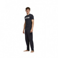 JACK AND JONES 12184808DARK Navy Dark Navy Pijama Jack Jones Jacjones Lounge Set S/s