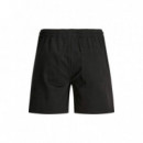 12187488BLACK Pantalones Cortos JACK AND JONES Hombre Jpstjeff Jjjogger Shorts Lc