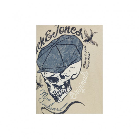 JACK AND JONES 12205684PEYOTE Standard Camiseta Jack Jones Jordome Tee Ss Crew Neck Sn