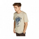 JACK AND JONES 12205684PEYOTE Standard Camiseta Jack Jones Jordome Tee Ss Crew Neck Sn