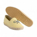 125125 Alpargatas SILBON Hombre Raqueta Etnica Amarilla