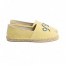 125125 Alpargatas SILBON Hombre Raqueta Etnica Amarilla