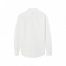 129871 Camisas SILBON Hombre Sport Structure Blanca