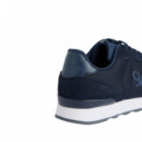 129270 Zapatillas SILBON Hombre Running Clasica Marino