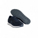 129270 Zapatillas SILBON Hombre Running Clasica Marino