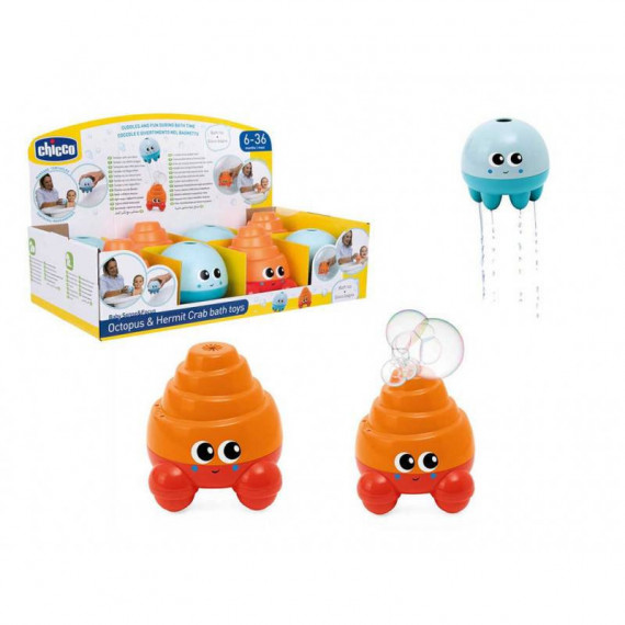 CHICCO Juego Baño Pulpo/cangrejo