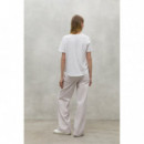 Camisetas Mujer Camiseta ECOALF Ambell White