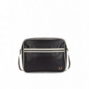 Bolsa Bolso FRED PERRY de Hombro Clásico Negro