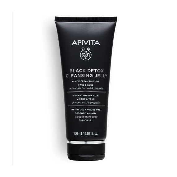 APIVITA Black Detox Cleansing Jelly 150 Ml