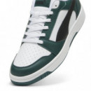 Zapatilla PUMA Rebound V6 Low Verde