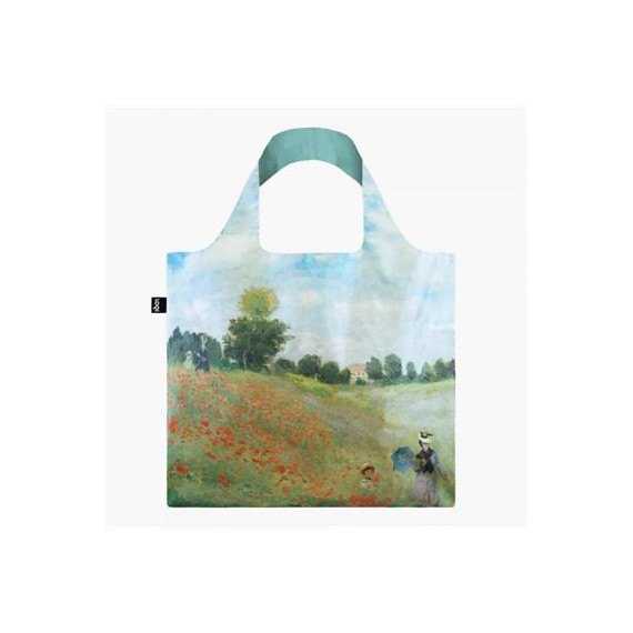 LOQI Mo.wp Bolsa Plegable Claude Monet Wild Poppies 50X42CMS/ hasta 20KG