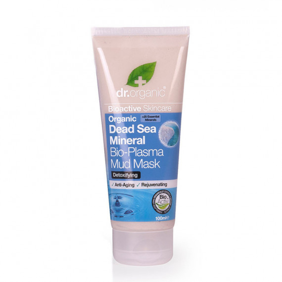 DR ORGANIC Mineral Orgánico del Mar Muerto Mascarilla de Barro de Mineral Organico del Mar Muerto Bio-plasma, 100ML
