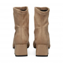 Botin Puntera Cahrol+ante Negro+beige  MISS ELASTIC