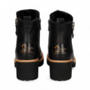 Botin Cremallera Napa Negro  PANAMA JACK