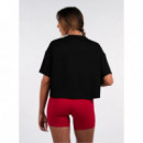 Baggy Oversize Crossfit® Crop Top Black  NORTHERN SPIRIT