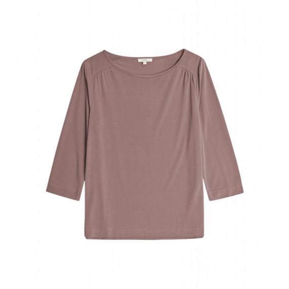 Camisetas Mujer Camiseta YERSE Manga Francesa Leandra Terracota