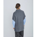 Jerséis y Sudaderas Capa YERSE Lana y Algodón Nina Gris