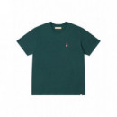 Camisetas Hombre Camiseta REVOLUTION 1378 Hot Dark Green