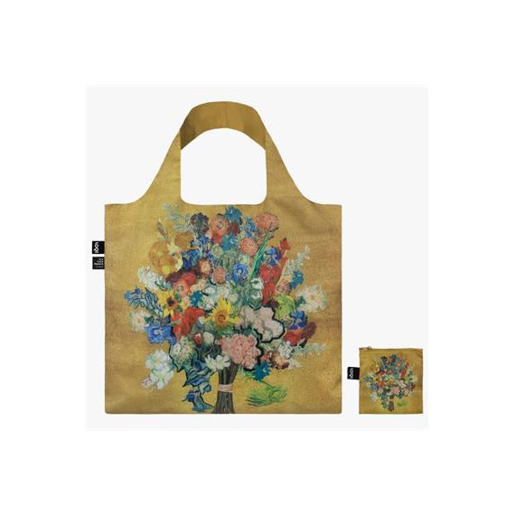 LOQI Vg.mag Bolsa Plegable Vincent Van Gogh 50 Aniversario Ramo Dorado 50X42CMS/ hasta 20KG