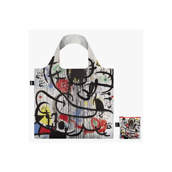 LOQI Jm.ma Bolsa Plegable Recicable Joan Miro Mayo del 68 50X42CMS/ hasta 20KGS