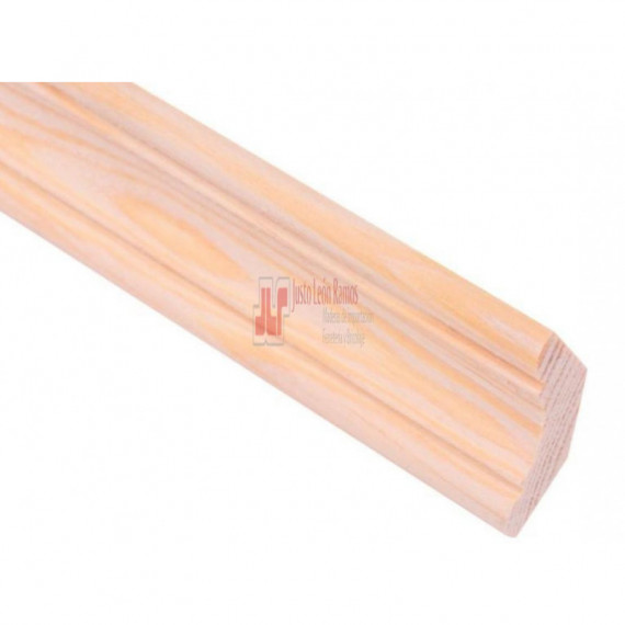 Cornisa Abeto Ancha Sin Barnizar Para Machimbrado - Venta Por Metro Lineal