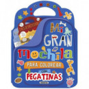 mi Gran Mochila para Colorear con Pegatinas