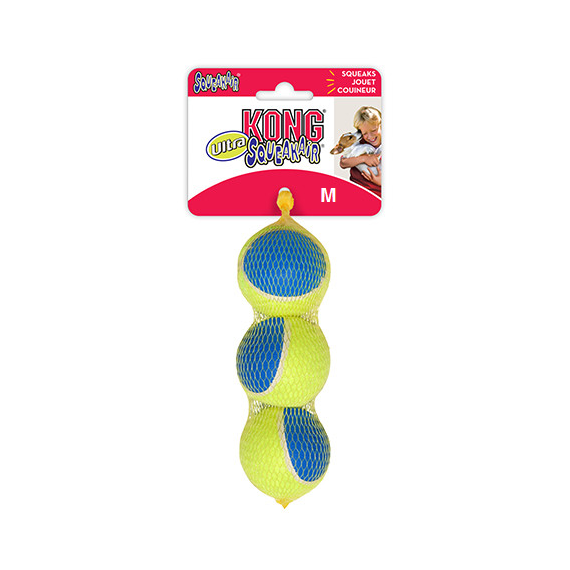 KONG Perro Juguete Bola Ultra Squeakair Talla M