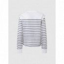 PEPE JEANS Jersey Jena Blanco PL581433-800
