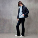 Plumífero con Ondas Camelia  BLAUER