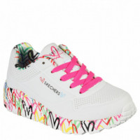 SKECHERS Zapatillas Uno Lite White Multi 314976L-WMLT