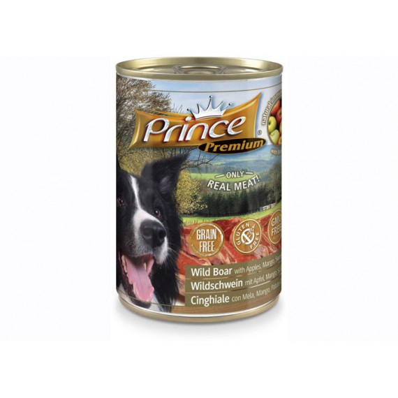 Prince Perro Adulto Jabali Manzana Mango Lata 400 Gr  PRINCE/PRINCESS