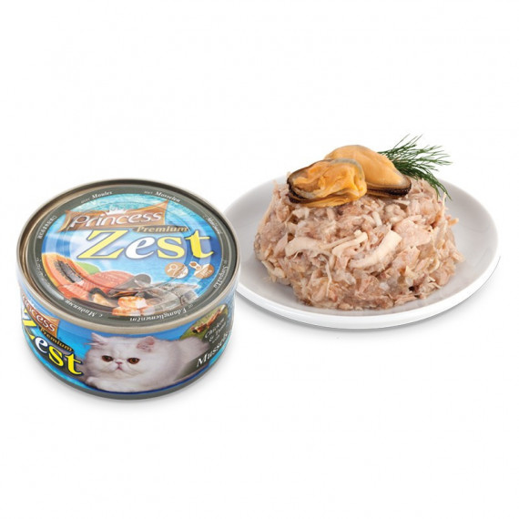Princess Gato Adulto Pollo Atun y Papaya Lata 170 Gr  PRINCE/PRINCESS
