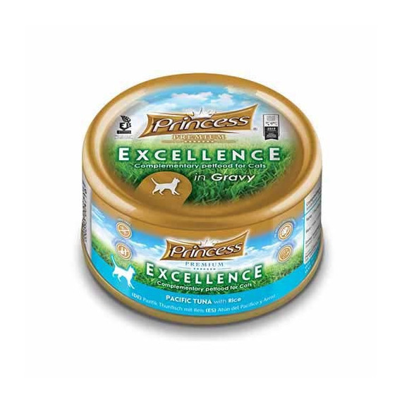 Princess Gato Adulto Excelence Atun y Millo Lata 70 Gr  PRINCE/PRINCESS