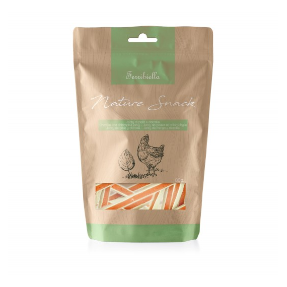FERRIBIELLA Perro Snack Pollo Clorofilla 80 Gr FERRIBIELLA Perro Snack Pollo Clorofilla 80 Gr