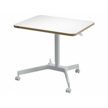 LEITZ Mesa Ergo Blanca Regulable en Altura Neumatica / Tablero 80X60
