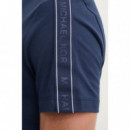 Logo Tape T-shirt Midnight  MICHAEL KORS