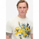 Camisetas Hombre SUPERDRY M1011996A-71D