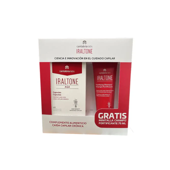 IRALTONE Forte Melatonin 60 Caps+champu Pack