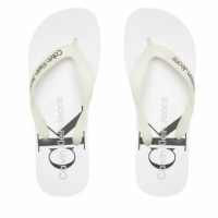 Flip Flop CALVIN KLEIN Monogram Blanca Pb