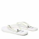 Flip Flop CALVIN KLEIN Monogram Blanca Pb