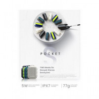 HIFUTURE Altavoz BLUETOOTH Pocket S Blanco 5W