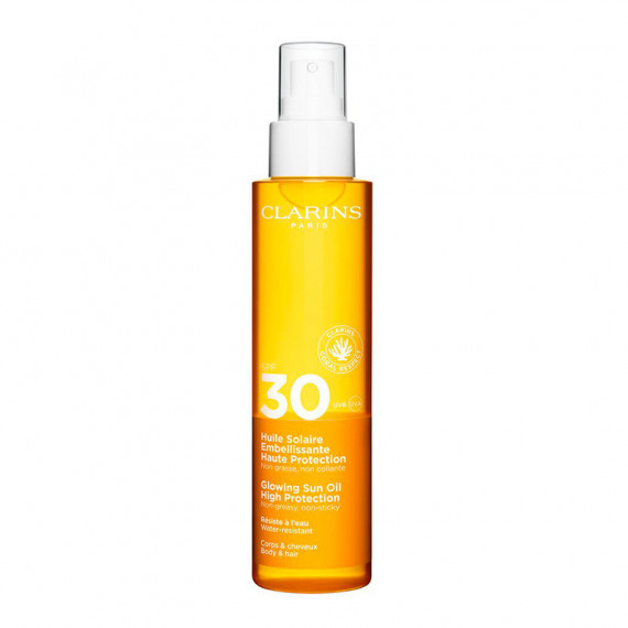 Huile Solaire Embellissante 
aceite Alta Protección SPF30+  CLARINS