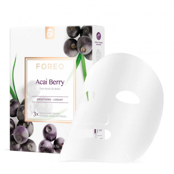 Farm To Face Sheet Mask Acai Berry X6  FOREO