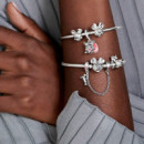 Pulsera Moments en Plata de Ley Retrato de Minnie Brillante 597770CZ  PANDORA